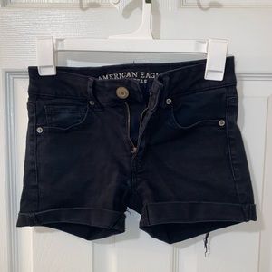 Black American Eagle Shorts